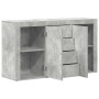 Vitrina Gris hormigón 120 x 36 x 69 cm Madera contrachapada