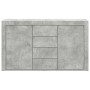 Vitrina Gris hormigón 120 x 36 x 69 cm Madera contrachapada