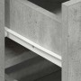 Vitrina Gris hormigón 120 x 36 x 69 cm Madera contrachapada