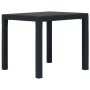 Gartentisch und Stühle 3-teilig grauer Kunststoff Rattan-Optik von vidaXL, Gartensets - Ref: Foro24-276113, Preis: 240,71 €, ...