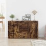 Vitrina Roble ahumado 120 x 36 x 69 cm Madera contrachapada