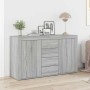 Vitrina Gris sonoma 120 x 36 x 69 cm Madera contrachapada
