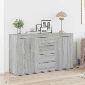 Vitrina Gris sonoma 120 x 36 x 69 cm Madera contrachapada