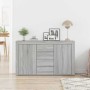 Vitrina Gris sonoma 120 x 36 x 69 cm Madera contrachapada