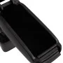 Reposabrazos para coche ABS negro 14,5x31,5x(30-48) cm