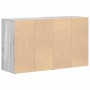 Vitrina Gris sonoma 120 x 36 x 69 cm Madera contrachapada