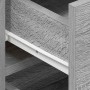 Vitrina Gris sonoma 120 x 36 x 69 cm Madera contrachapada