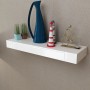 Floating wall shelves with drawers 2 units white 80 cm by vidaXL, Shelves and shelves - Ref: Foro24-276002, Price: 104,80 €, ...