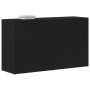 Vitrina Roble negro 120 x 36 x 69 cm Madera contrachapada