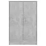 Concrete gray engineered wood shoe rack 60x35x92 cm by vidaXL, Shoe racks and shoe organizers - Ref: Foro24-808931, Price: 10...