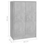 Concrete gray engineered wood shoe rack 60x35x92 cm by vidaXL, Shoe racks and shoe organizers - Ref: Foro24-808931, Price: 10...