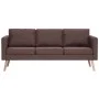 2-piece sofa set brown fabric by vidaXL, Sofas - Ref: Foro24-276852, Price: 548,20 €, Discount: %