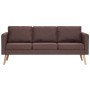 2-teilige Sofagarnitur aus braunem Stoff von vidaXL, Sofas - Ref: Foro24-276852, Preis: 557,97 €, Rabatt: %