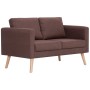 2-piece sofa set brown fabric by vidaXL, Sofas - Ref: Foro24-276852, Price: 557,97 €, Discount: %