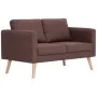 2-piece sofa set brown fabric by vidaXL, Sofas - Ref: Foro24-276852, Price: 548,20 €, Discount: %