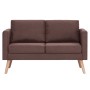 2-piece sofa set brown fabric by vidaXL, Sofas - Ref: Foro24-276852, Price: 557,97 €, Discount: %