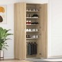 Armario para Zapatos con puerta Marrón 80 x 39 x 180 cm