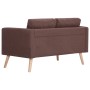 2-piece sofa set brown fabric by vidaXL, Sofas - Ref: Foro24-276852, Price: 557,97 €, Discount: %