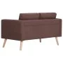 2-piece sofa set brown fabric by vidaXL, Sofas - Ref: Foro24-276852, Price: 548,20 €, Discount: %