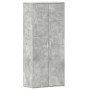Armario para Zapatos Gris 80 x 39 x 180 cm Madera contrachapada