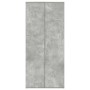 Armario para Zapatos Gris 80 x 39 x 180 cm Madera contrachapada