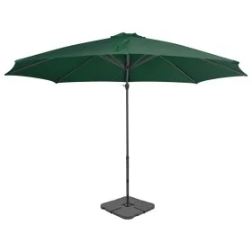 Garden umbrella with green portable base by vidaXL, Umbrellas - Ref: Foro24-276332, Price: 269,36 €, Discount: %