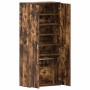 Armario para Zapatos con puerta Marrón 80 x 39 x 180 cm