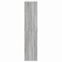 Armario para Zapatos Gris 80 x 39 x 180 cm Madera contrachapada