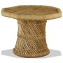 Mesa de centro octogonal de bambú 60x60x45 cm