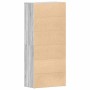 Armario para Zapatos Gris 80 x 39 x 180 cm Madera contrachapada
