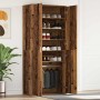Armario para Zapatos con puerta Marrón 80 x 39 x 180 cm