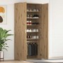 Armario para Zapatos con puerta Marrón 80 x 39 x 180 cm