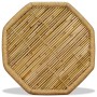 Mesa de centro octogonal de bambú 60x60x45 cm