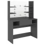 Makeup dressing table with LED lights gray MDF 100x40x135 cm by vidaXL, Bedroom Dressers - Ref: Foro24-331542, Price: 201,56 ...