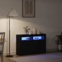 Vitrina Negro 116 x 30 x 75 cm Madera contrachapada