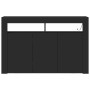 Vitrina Negro 116 x 30 x 75 cm Madera contrachapada