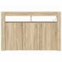 Vitrina Roble Sonoma 116 x 30 x 75 cm Madera contrachapada