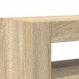 Vitrina Roble Sonoma 116 x 30 x 75 cm Madera contrachapada