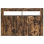 Vitrina Roble ahumado 116 x 30 x 75 cm Madera contrachapada