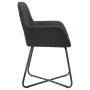 Sillas de comedor 6 unidades de tela negra de vidaXL, Sillas de comedor - Ref: Foro24-277107, Precio: 595,08 €, Descuento: %