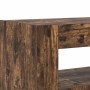 Vitrina Roble ahumado 116 x 30 x 75 cm Madera contrachapada