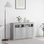 Vitrina Gris sonoma 116 x 30 x 75 cm Madera contrachapada