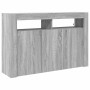Vitrina Gris sonoma 116 x 30 x 75 cm Madera contrachapada