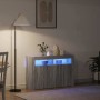 Vitrina Gris sonoma 116 x 30 x 75 cm Madera contrachapada