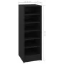 Sperrholz Schuhschrank schwarz 31,5x35x90 cm von vidaXL, Schuhregale und Schuhorganisatoren - Ref: Foro24-809000, Preis: 48,1...