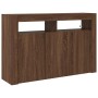 Vitrina Marrón roble 116 x 30 x 75 cm Madera contrachapada