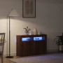 Vitrina Marrón roble 116 x 30 x 75 cm Madera contrachapada