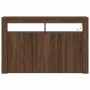 Vitrina Marrón roble 116 x 30 x 75 cm Madera contrachapada