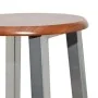 Taburetes de cocina 4 unidades MDF plateado y marrón by vidaXL, Kitchen stools - Ref: Foro24-277174, Price: 121,05 €, Discoun...