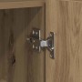 Vitrina Roble artisan 116 x 30 x 75 cm Madera contrachapada